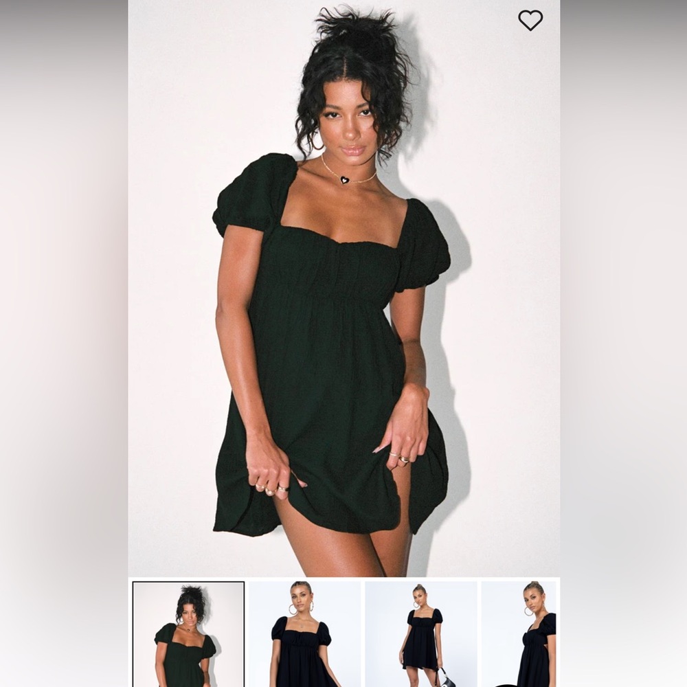 Princess Polly- “LETS DANCE” Mini Dress Black Size US 8